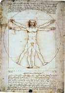 Leonardo da Vinci (1452-1519) studium proporcji ludzkiego cia�a