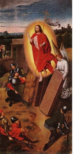 Hans Memling - Zmartwychwstanie - Sz�pm�v�szeti M�zeum, Budapeszt